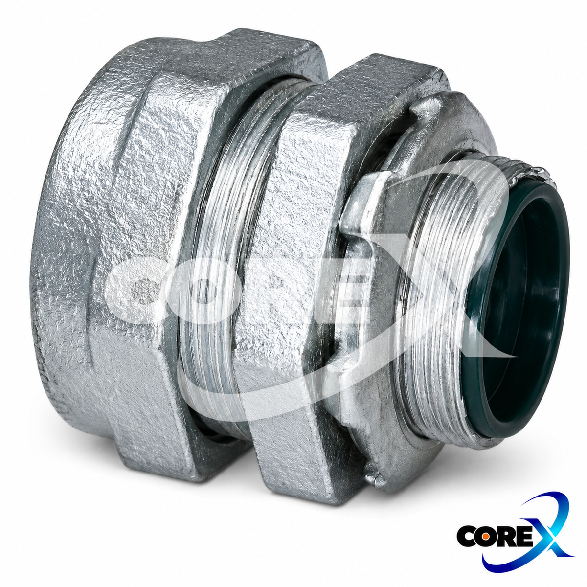 COREX Insulated Malleable Iron Threadless Rigid Conduit Compression Connector – 2"–6"