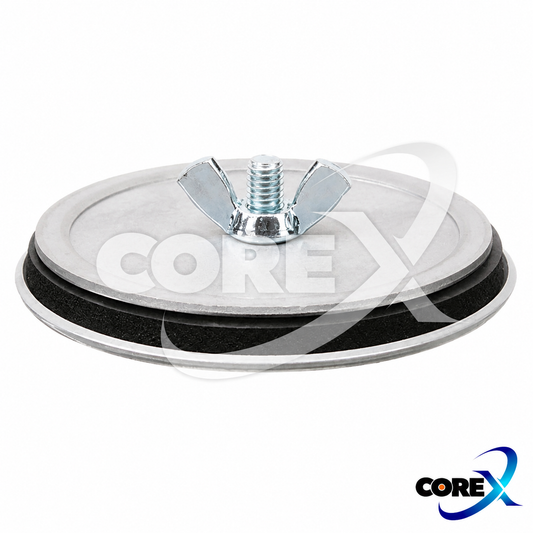 COREX 3-Piece Oil-Tight Electrical Enclosure Hole Seal – Gray, 1/2"–4"