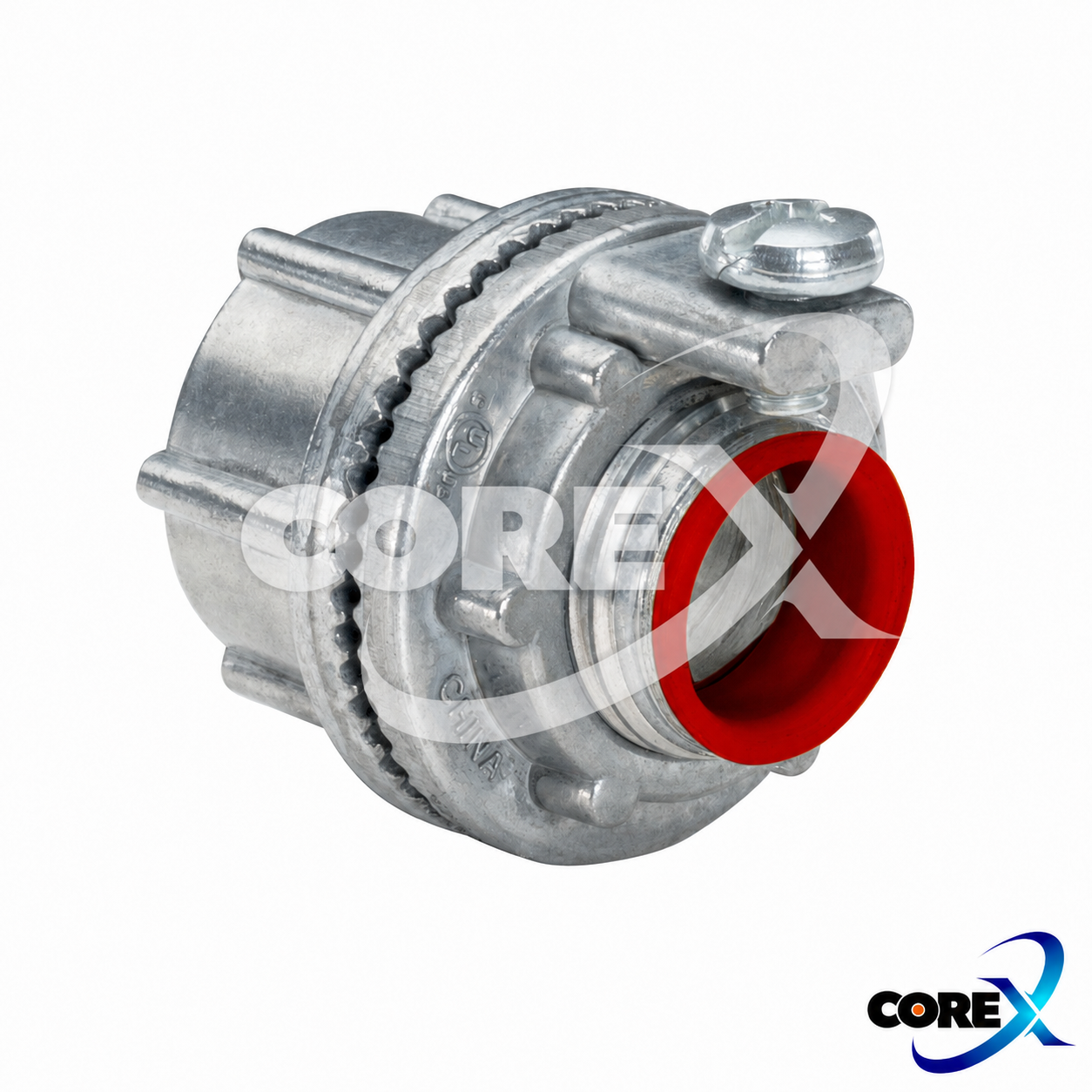COREX Die-Cast Conduit Hub with Grounding Tab – Myers-Type, 1/2"–4"