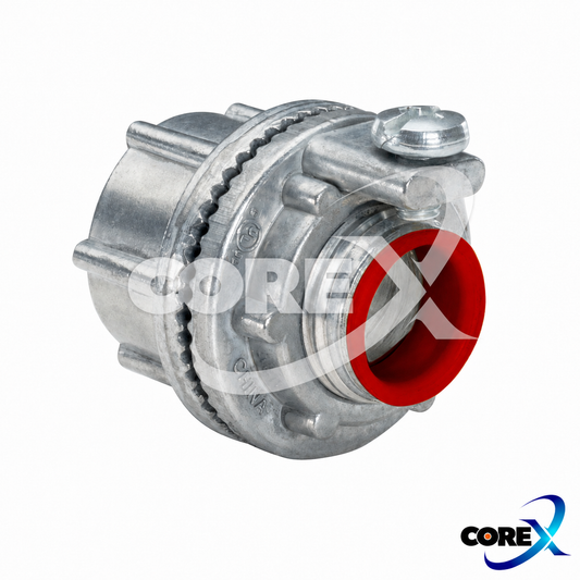 COREX Die-Cast Conduit Hub with Grounding Tab – Myers-Type, 1/2"–4"