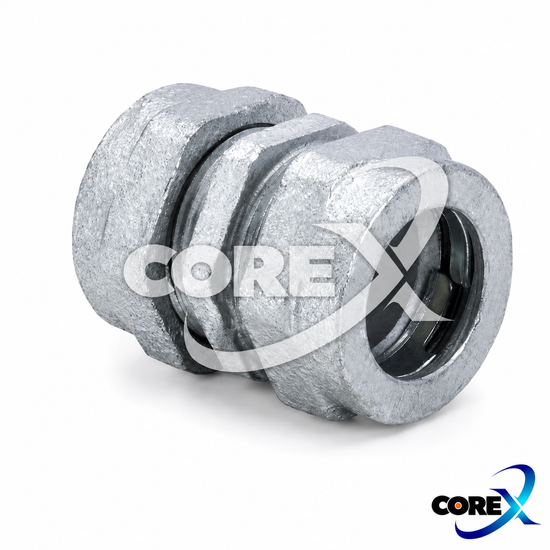 COREX Malleable Iron Threadless Rigid Conduit Compression Coupling – 2"–6"