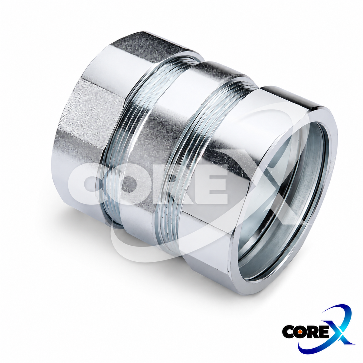 COREX Steel Threadless Rigid Conduit Compression Coupling – 1/2"–1-1/2"