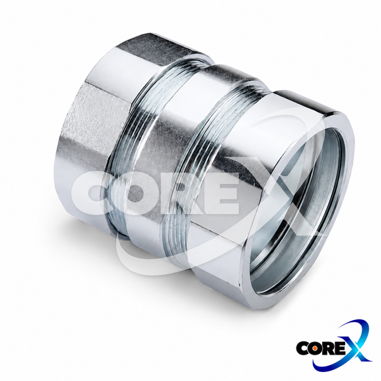 COREX Steel Threadless Rigid Conduit Compression Coupling – 1/2"–1-1/2"