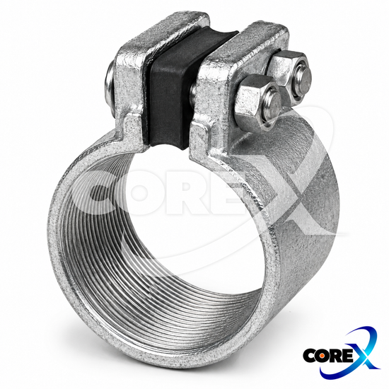 COREX Malleable Iron Split Coupling for Rigid Conduit – 2"–6"