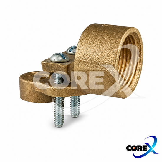 COREX Bronze Conduit Grounding Hub – Swivel Hub – 3/4"–1"