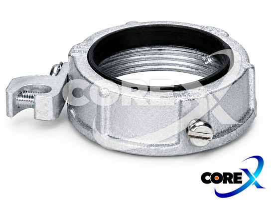 COREX Ground/Bond Bushing – Malleable, Insulated, 1/2"–6"