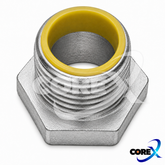 COREX Malleable Insulated Chase Nipple – 1/2"–6"